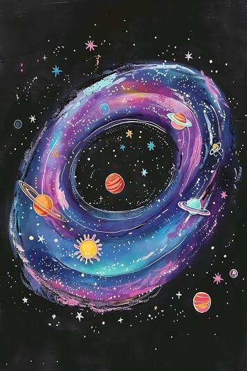 Namly Design Plakat Kosmisk Spiral POSTERYFIPUO Namly Design Plakat Kosmisk Spiral POSTERYFIPUO
