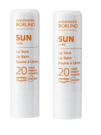 Annemarie Börlind Sun Care Lip Balm SPF20 x 2