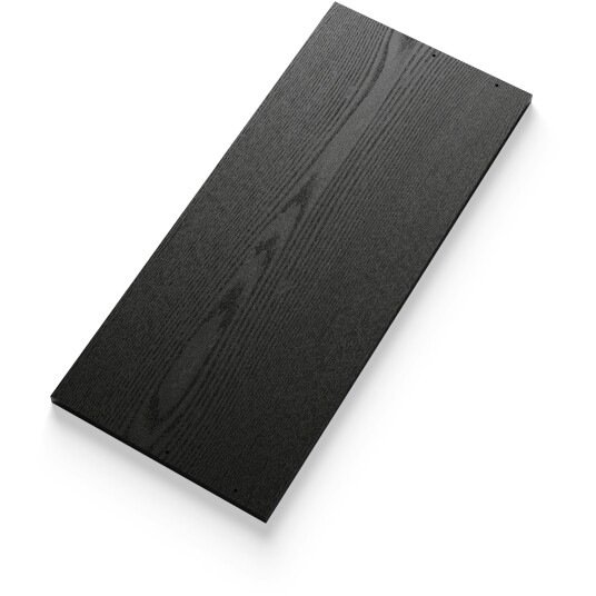 New Works Deep Shelf 38x83 Cm Black Hyllesystemer modulære Finér Sort 42034