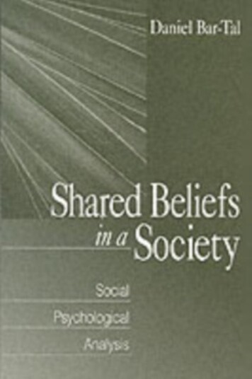 Shared Beliefs in a Society