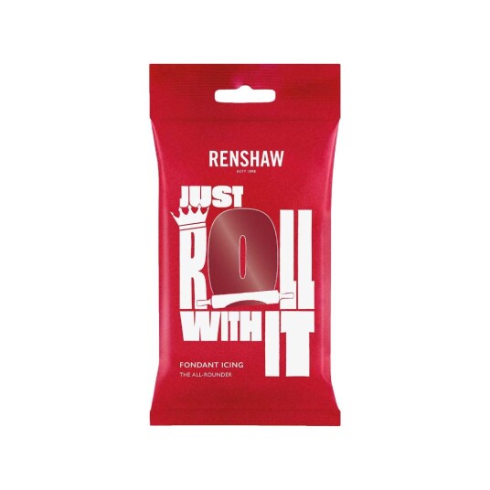 Mørk Rød Fondant Fra Renshaw 250g 