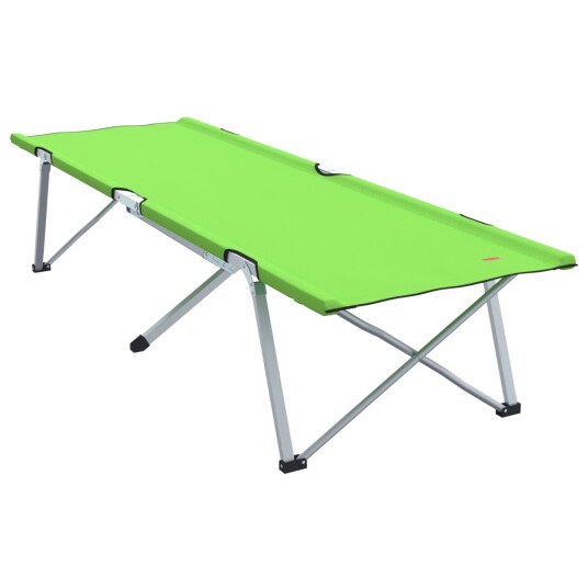 Sammenleggbar camping seng grønn 194 x 62,5 x 42,5 cm