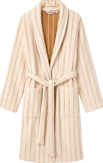 Juna Soft Bathrobe L/Xl Offwhite OFFWHITE L/XL