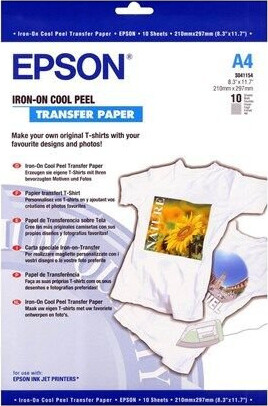 Epson Paper T-Shirt Transfer A4 10sh Epson Paper T-Shirt Transfer A4 10sh