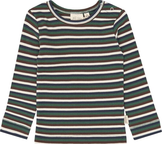 Petit Piao Genser - PPSong - Fotturer Green Flerstripete - Petit Piao - 3 år (98) - Genser Beige Blå Bordeaux Brun Grønn Hvit