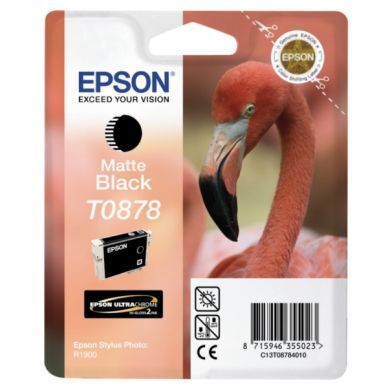Epson Epson T0878 Blekkpatron mattsvart T0878 Epson Epson T0878 Blekkpatron mattsvart T0878