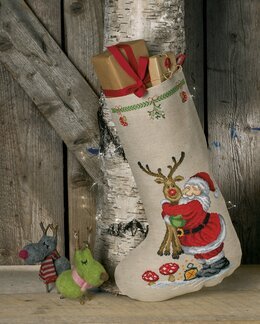 Permin Broderipakke Julestrømper Nissen & Rudlof