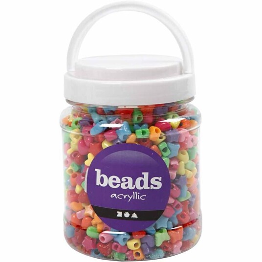 Creativ Company Figurmix, Diam. 10 Mm, Hulstr. 3,5 Mm, Ass. Farver, 700 Ml/ 1 Ds., 400 G