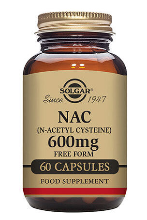 Solgar NAC (N-Acetyl Cysteine) 600 mg - 600 mg - 60 Kapslar Solgar NAC (N-Acetyl Cysteine) 600 mg - 600 mg - 60 Kapslar