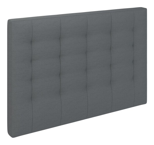 Bovento Lux Trenset Sengegavl, 180cm, Antracit Unoliving