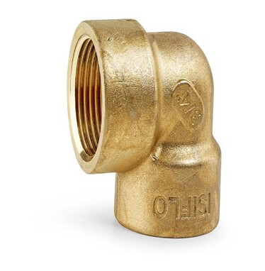 Isiflo Elbow brass 90° female/female 12 Isiflo Elbow brass 90° female/female 12