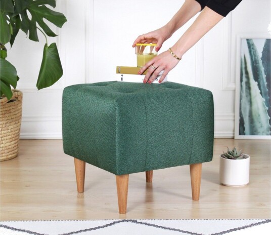 Grants Sittepuff 43 cm Grønn