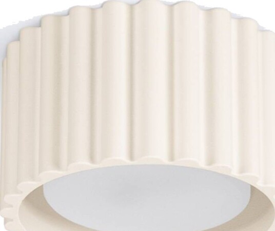 Taklampe RIBLA SOLLUX LIGHTING dimbar Krem / amber Stue / spisestue Aluminium