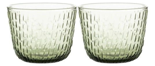 Marimekko Syksy drikkeglass 2 dl 2-stk. Olive Marimekko Syksy drikkeglass 2 dl 2-stk. Olive