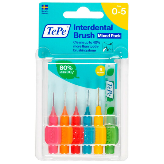 TePe Gap Brushes Original MIX Pack - 6 størrelser