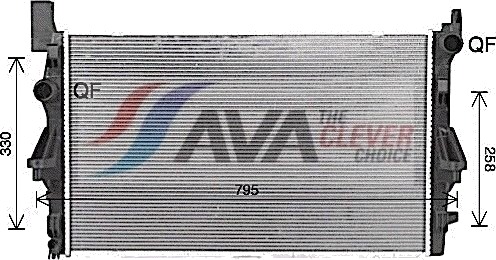 AVA COOLING SYSTEMS MS2731 Radiator, motorkjøling