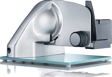 Vivo Twin, Påleggsmaskin med Glassbunn, Taggete + Glatt Knivblad