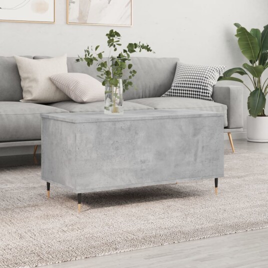 Salongbord betonggrå 90x44,5x45 cm konstruert tre 8721012112797 Salongbord betonggrå 90x44,5x45 cm konstruert tre 8721012112797