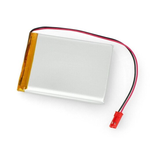Akyga Li-Pol batteri 3500mAh 1S 3,7V JST-BEC kontakt + rasterkontakt 68x55x6mm