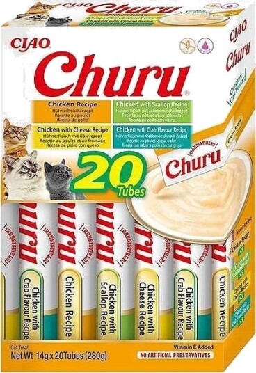Inaba Churu Kattegodbidder Kyllingvarianter 20-pakning 14g