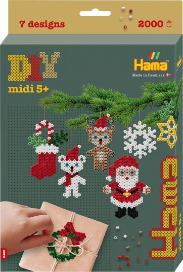 Hama Midi Hanging Box Festive Fun 2.000 Pcs Multi One Size