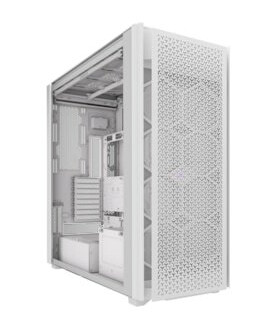 Corsair 9000D RGB Super Tower Stasjonær PC Hvit med Herdet Glass