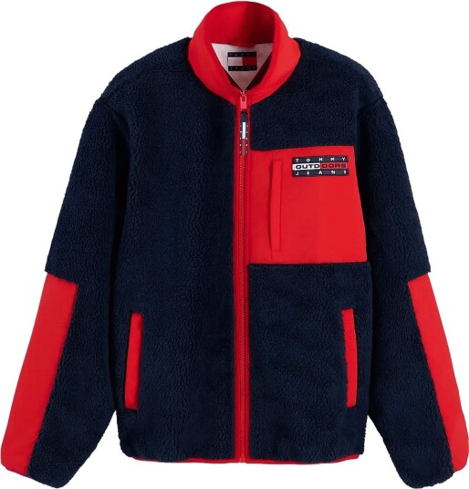 Tommy Jeans Tjm Outdoors Fleece Zip Jkt Ext Navy XXL