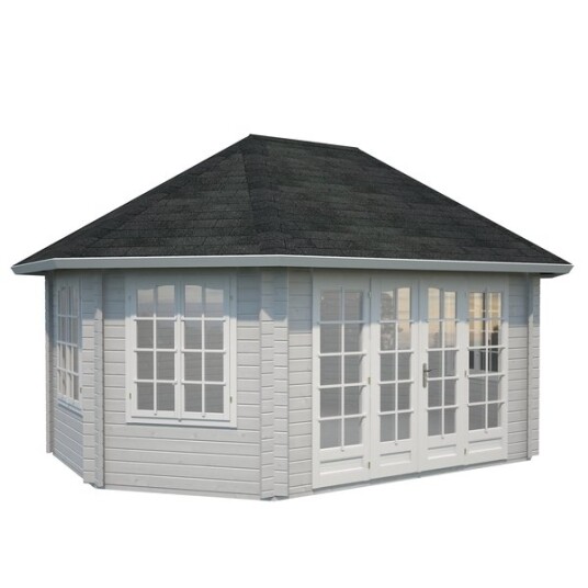 Palmako Lysthus hanna 20,3 21,0 m2. 44 mm laft Palmako Lysthus hanna 20,3 21,0 m2. 44 mm laft