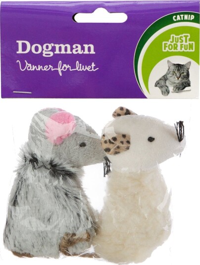 Dogman Plysjdyr Med Tauhale 2-Pack