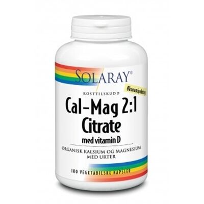 Solaray Cal-Mag 2:1 M/d Citrat