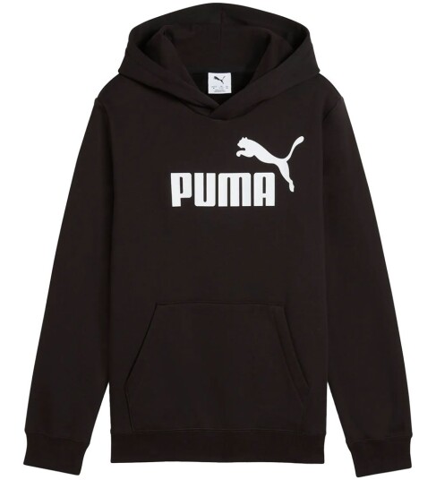 Puma ESS Big Logo Hoodie FL B hettegenser junior Black 176 Puma ESS Big Logo Hoodie FL B hettegenser junior Black 176