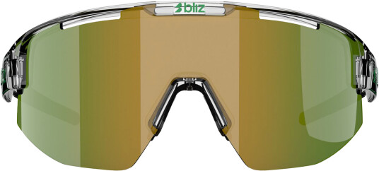 Bliz Matrix Sportsbriller Transparent White w/ Brown Green Multi