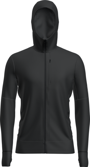 Icebreaker Men"s Merino 260 Quantum Iv Longsleeve Zip Hoodie Black S Icebreaker Men"s Merino 260 Quantum Iv Longsleeve Zip Hoodie Black S