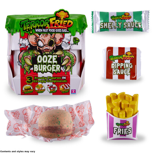 Terror Fried Horror Burger m/ 3 freaky figurer