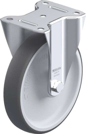 Blickle 846999 B-Path 200R Fast Hjul, Hjuldiameter: 200 Mm, Bæreevne (Maks.): 400 Kg, 1 Stk