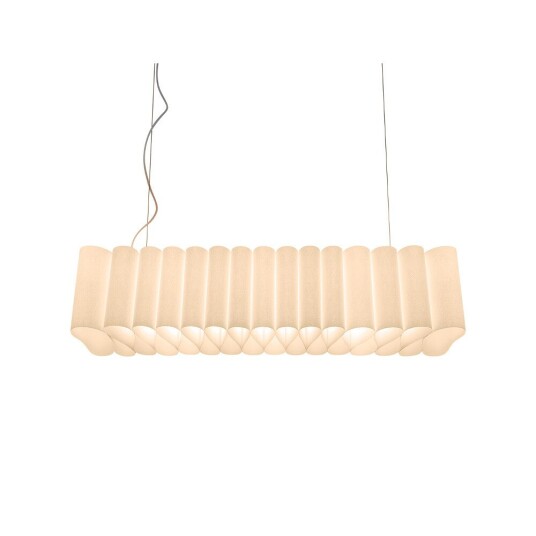 Foscarini Pli Linear Pendel White Foscarini Pli Linear Pendel White