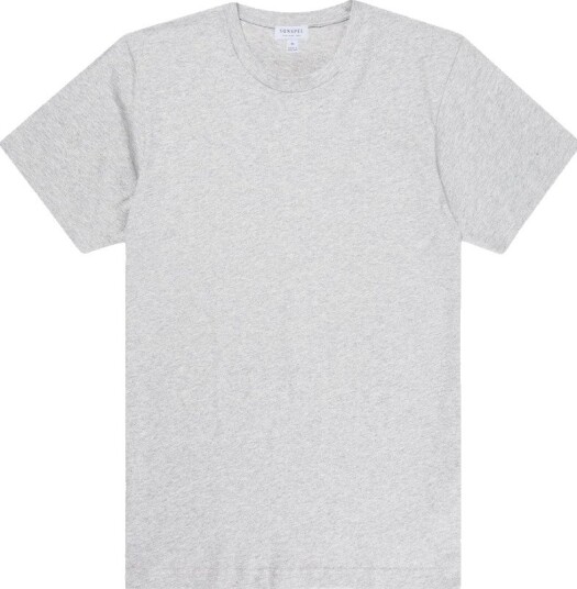 Sunspel Herre Topper Grå 2XL,