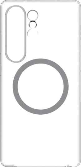 Samsung Galaxy S25 Ultra Gjennomsiktig Magnetisk Deksel med MagSafe Kompatibilitet