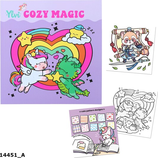 Ylvi & the Minimoomis Cozy Magic Fargeleggingsbok