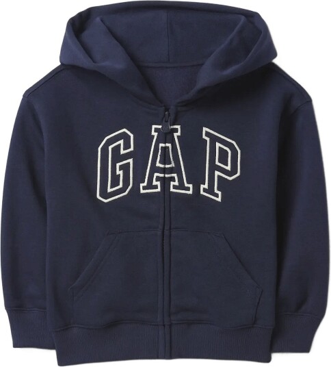 GAP Baby & Toddler Vintagesoft Logo Zip Hoodie TAPESTRY NAVY 110 GAP Baby & Toddler Vintagesoft Logo Zip Hoodie TAPESTRY NAVY 110