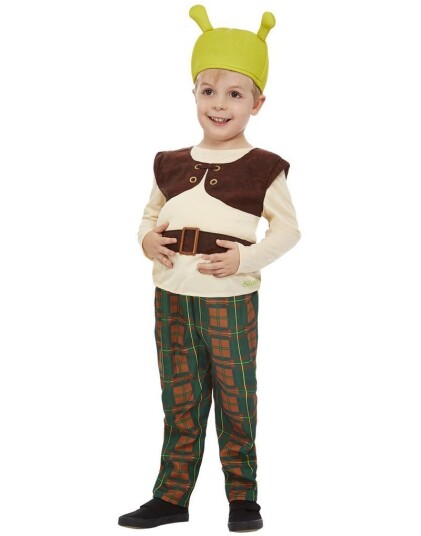 Lisensiert Shrek Kostyme til Barn Strl 3 4 ÅR Lisensiert Shrek Kostyme til Barn Strl 3 4 ÅR