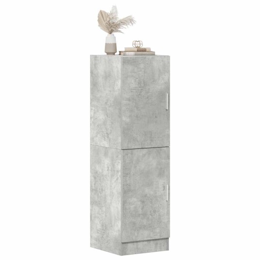  Kjøkkenskap betonggrå 38x41,5x131,5 cm konstruert tre 8721158651464