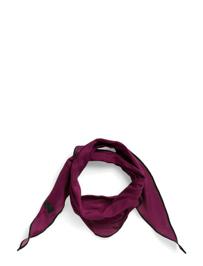 Pieces Pcnanina Small Scarf Bc Pp - Burgundy - ONE SIZE Pieces Pcnanina Small Scarf Bc Pp - Burgundy - ONE SIZE