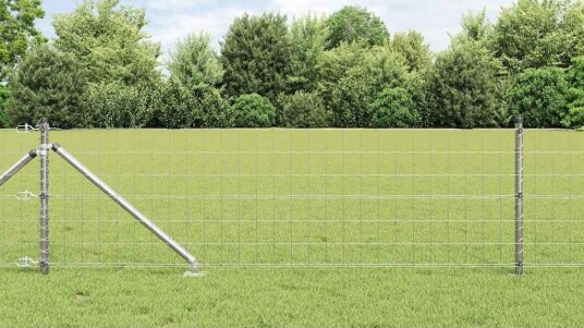 Euro Gjerde med 13 Spike Poster 0.6x50 m Galvanisert Stål