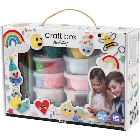 Creativ Company Foam Clay & Silk Clay - Gift Box Creativ Company Foam Clay & Silk Clay - Gift Box