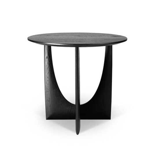 Ethnicraft Geometric sidebord Sort eik Ø 51