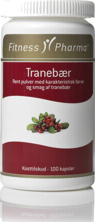 Fitness Pharma Tranebærkapsler 100 Kapslar