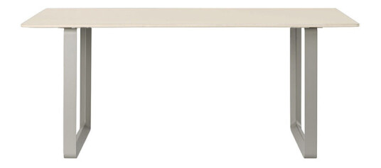 Muuto 70/70 spisebord 170 x 85 cm Sand laminate-Plywood-Grey