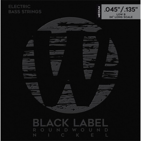 Warwick 41301 M 5B Svart Label