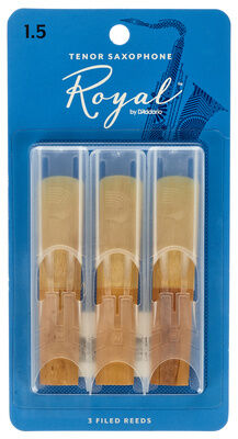 DAddario Woodwinds Royal Tenor Sax 1.5 - 3-Pack
